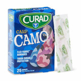 Medline - Cur45702rbz - Bandage,Fabric,Camo,Pnk/Blue,Curad,3 - Each