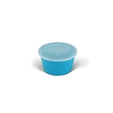 Medline - Dynd70293h - Container,Denture,W/Lid,Aqua - Each