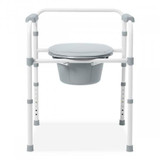 Medline - G1-200lx1 - Commode,3-In-1,Steel,Elongated - Each