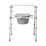 Medline - G1-200x4 - Commode,3 In 1,Steel Folding - Each