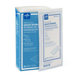 Medline - Non21842Z - Gauze,Sponge,8X4,12Ply,Sterile,Lf - Package/2