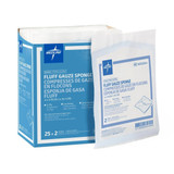 Medline - Non25844z - Gauze,Sponge,Fluff,4x4,12ply,Strl,2s - Each