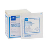 Medline - Prm4408Hh - Gauze,Sponge,4"X4",8Ply,Sterile,Lf - Package/2