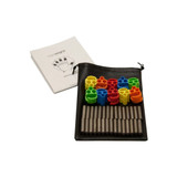 Fabrication Enterprises - Cando - 10-0470 - Fingerweights Finger Exerciser - 5 Adjustable Weight Set, Multi-Colored - Each