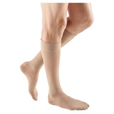 Medi - 16105 - Calf With Beaded Silicone Top Band, 20 - 30 Mmhg, Closed Toe, Beige, Size 5. - Each
