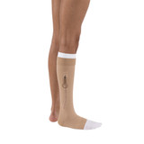 Bsn Medical - Jobst - 114524 - Ulcercare Zippered Compression Stocking And Liner Knee High / Right Zipper 2X - Large Beige Open Toe - Each