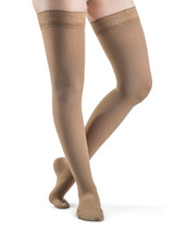 Sigvaris - 842Nssw35 - 842N Style Soft Opaque Thigh, 20 - 30Mmhg, Women'S, Small, Short, Nude - Package/2