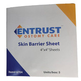 Fortis Medical - 6704 - Entrust 4 X 4 Skin Barrier Sheet, Non-Sterile 