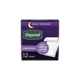 Kimberly Clark - Depend Bed Protectors - 46961 - Disposable Underpad 20 - 2/5 X 36 Inch Tri - Loc Core Moderate Absorbency - Case/24
