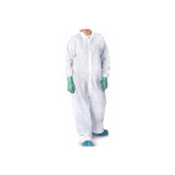 Medline - Noncv150l - Coverall Large White Disposable Nonsterile - Case/25