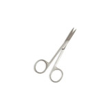 Medline - Centurion - 66450 - Lil' Tips Iris Scissors 4 - 1/2 Inch Length Office Grade Stainless Steel Sterile Finger Ring Handle Straight Sharp Tip / - Case/20