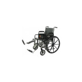 Graham Field - Traveler - 3E050330 - Health Products Se Plus Wheelchair Dual Axle Desk Length Arm Elevating Legrest Black Upholstery 20 Inch Seat Width Adult 300 Lbs Weight Capacity - Each