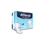 Attends Healthcare - Shaped Pads Regular - Spdra - Products - Bladder Control Pad 12 X 25.2 Inch Heavy Absorbency Polymer Core One Size Fits Most - Package/20