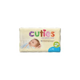 First Quality - Cuties - Cdb000 - Unisex Baby Diaper Newborn Disposable Heavy Absorbency - Case/200