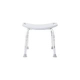 Mckesson - 146-12203Kd-4 - Bath Bench Without Arms Aluminum Frame Backrest 19 - 1/4 Inch Seat Width 300 Lbs Weight Capacity - Case/4