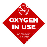 Responsive Respiratory - 180-4205 - No Smoking Static Cling: Eng/Sp - Package/25