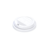 Rj Schinner - Traveler - Tlp316-0007 - Co - Dome Lid White Polystyrene Sip Hole Hot Applications - Case/1000