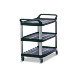 Rj Schinner - Xtra - Fg409100Bla - Co - Utility Cart Hdpe 40.625 X 20 37.8 Inch Black - Each