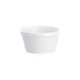 Rj Schinner - Dart - 8Sj20 - Co - Food Container White Squat Foam - Case/1000