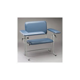 Mckesson - 63-20Usufx-1 - Blood Drawing Chair Straight Arm / Flip Up Blue - Each