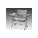 Mckesson - 63-20Utuf-2 - Blood Drawing Chair 1 Straight Arm / Flip Up Gray - Each