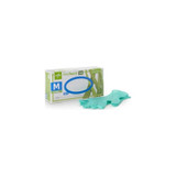 Medline - Aloetouch - Mds195285 - Ice Exam Glove Medium Nonsterile Nitrile Standard Cuff Length Textured Fingertips Green Chemo Tested - Box/200