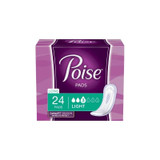 Kimberly Clark - Poise Long Length - 48536 - Bladder Control Pad 10.87 Inch Light Absorbency Sodium Polyacrylate Core One Size Fits Most - Case/96