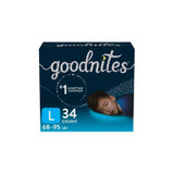 Kimberly Clark - Goodnites - 53359 - Male Youth Absorbent Underwear Pull On With Tear Away Seams Size 5 / Large Disposable Heavy Absorbency - Case/34