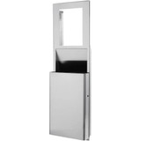 Georgia Pacific - 59491 - Consumer - Trash Can 12 Gal Wall Mount Satin Finish Stainless Steel Open Top - Each