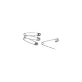 Graham Field - 3039-1C - Safety Pin 1 Long - Package/10