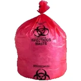 Elkay Plastics - Hd44Re - High - Density Red Infectious Waste Liner - Case/250