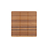 Teakworks4U - Ptmr-3030F - Ptmr3030F - Shower Mat Finished With Rounded Corners Plantation Teak - Each