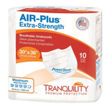 Pbe - Principle Business - Tranquility - 2711 - Air - Plus Extra - Strength Disposable Underpad 30 X 36 Inch Powersorb Material Heavy Absorbency - Case/40
