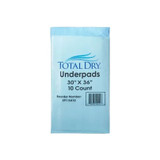 Secure Personal Care Products - Totaldry - Sp115410 - Disposable Underpad 30 X 36 Inch Fluff / Polymer Heavy Absorbency - Case/100