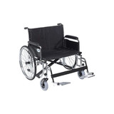 Drive Devilbiss Healthcare - Std28Ecdfa-Sf - Medical Sentra Ec Heavy Duty Extra Wide Wheelchair, Detachable Full Arms, Swing Away Footrests, Seat - Each
