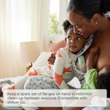 Willow Innovations, Inc. - Lf2167 - Flange Set, Breast Pump Willowgo Wearable 21Mm (2/Pk 8Pk/Cs - PK/2