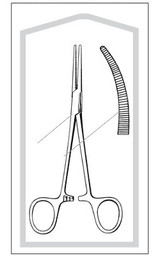 Sklar - Merittm - 962553M - Forcep Crile Curved 5 1/2" - CS/25