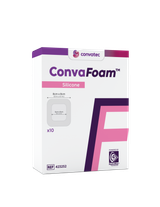 Convatec - 423529 - Convafoam Adhesive Silicone Hydrofiber Foam Dressing 4 X 7 9 - BX/10