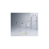 Fabrication Enterprises - 15-4010 - Parallel Bars, Wall - Mounted, Wood Base, Folding, Height Adjustable