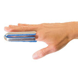 Brownmed - Imak Compression - 11031 - Finger Splint Without Fastening Left Or Right Hand Blue / Silver