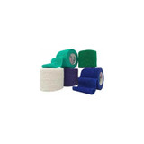 Andover - Coflex - 5200Rb-036 - Nl Coated Products - Cohesive Bandage 2 Inch X 5 Yard Self - Adherent Closure Teal / Blue White Purple Green Nonsterile 12 Lbs Tensile Strength