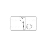 Nu-Hope - Nu-Form - 6343-A - Support Belt 2 - 3/4" , 7" W, 41" - 46" Waist, X - Large, Regular Elastic, Left Sided Stoma