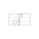 Nu-Hope - Nu-Form - 6347 - Support Belt 2 - 3/8" , 7" W, 36" - 40" Waist, Large, Regular Elastic, Right Sided Stoma