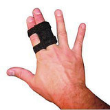 Brownmed - Digiwrap - 10327 - Finger Splint Adult Assorted Sizes Hook And Loop Strap Closure Black