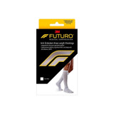 3M - Futuro - 71057En - Anti - Embolism Stocking Knee High Large / Regular White Closed Toe