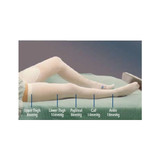 Cardinal Health - T.E.D. - 7470Lf - Anti - Embolism Stocking Knee High 2X - Large / Regular White Inspection Toe