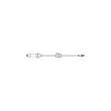Amsino - 003202 - International Iv Extension Set Needle - Free Port Standard Bore 27 Inch Tubing