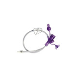 Applied Medical - G-Jet - 6-0212-Isosaf - Technology - Technologies - Enteral Feeding Extension Set 2 Inch Dual Enfit Y - Port Medication Purple Sterile