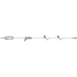 Amsino - 109602 - Iv Admin Set, 10 Drops Per Ml, 96" Length, 19 Ml Priming Volume, Non - Vented, Roller Clamp, 2 Y Sites, Rotating Male Luer Lock, Pe Poly Pouch