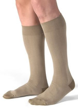 Bsn Medical - 113130 - Compression Socks Jobst For Men Casual Knee High Medium / Tall Khaki Closed Toe